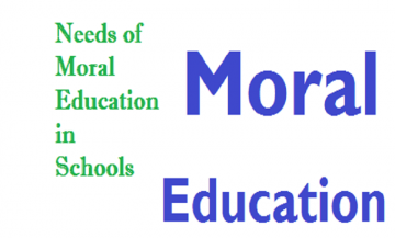 EDUCATION AND MORAL VALUES